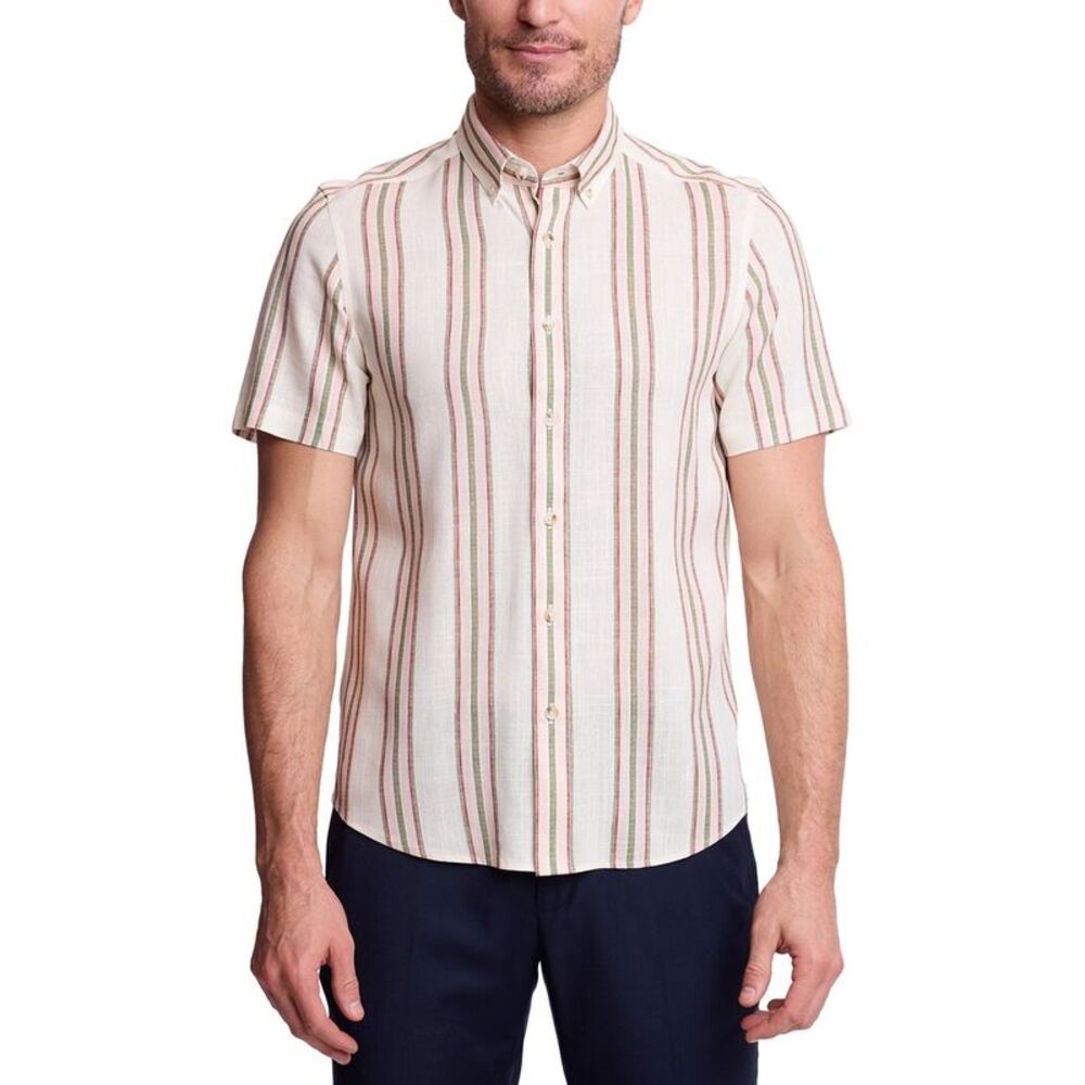 Paisley & Gray Mens Brian Linen-Blend Shirt